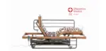 Rete in Legno Ergo Aux Sanity con sponde