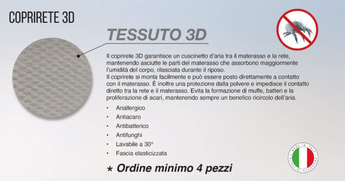 Coprirete tessuto 3D - immagine 1