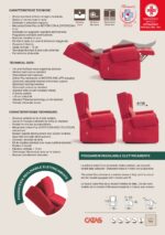 Poltrona Mod. NOEMI PLUS Relax - Lift Sanitaria - immagine 2