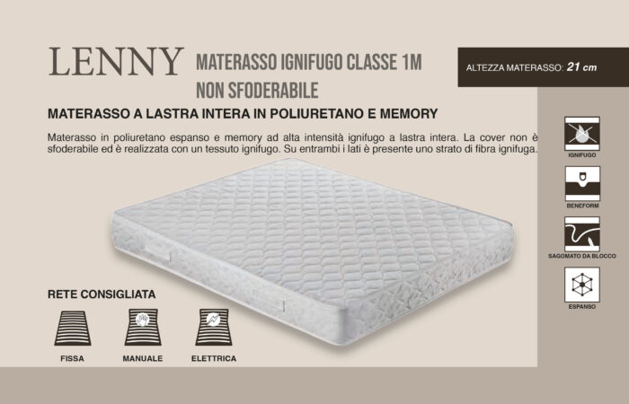Materasso LENNY Ignifugo - immagine 1