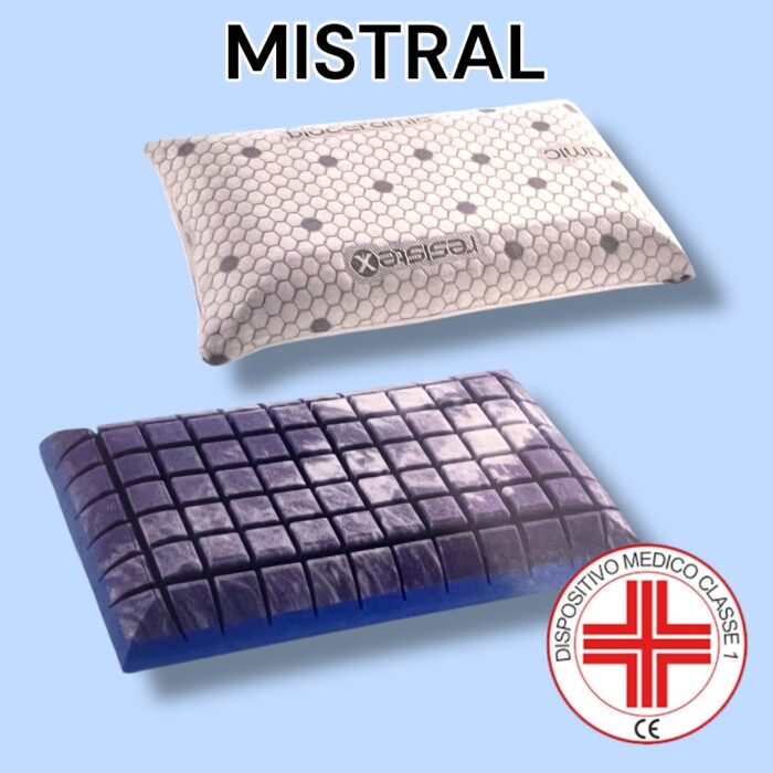 Guanciale MISTRAL Memory e Bio Ceramica - immagine 1