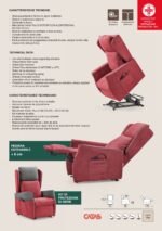 Poltrona Mod. KENT SUPER Relax - Lift - immagine 2