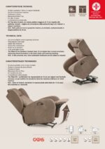 Poltrona Mod. LUNA Top Relax - Lift Sanitaria - immagine 3
