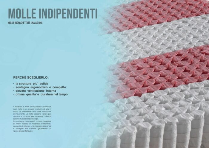 Materasso SURPRISE 800 Molle Insacchettate (ORTOPEDICO Senza Memory) - immagine 3