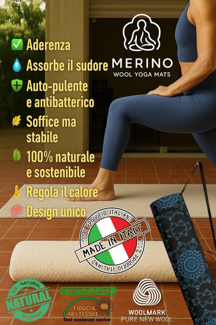 Tappetino Yoga Woll Mats - immagine 1