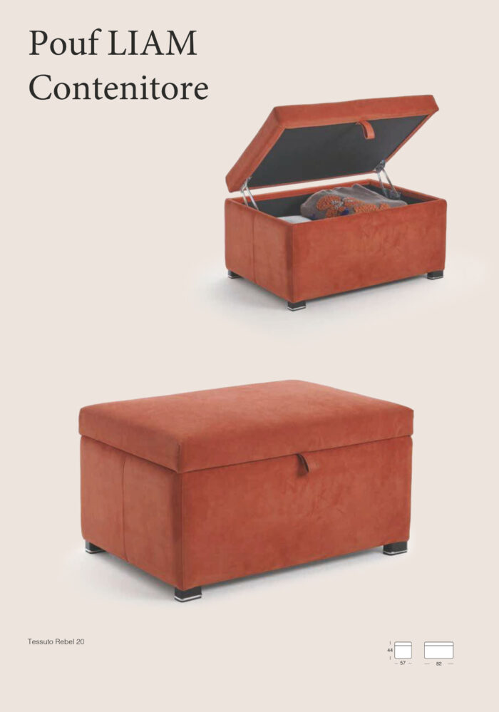 Pouf Contenitore Mod. LIAM - immagine 1