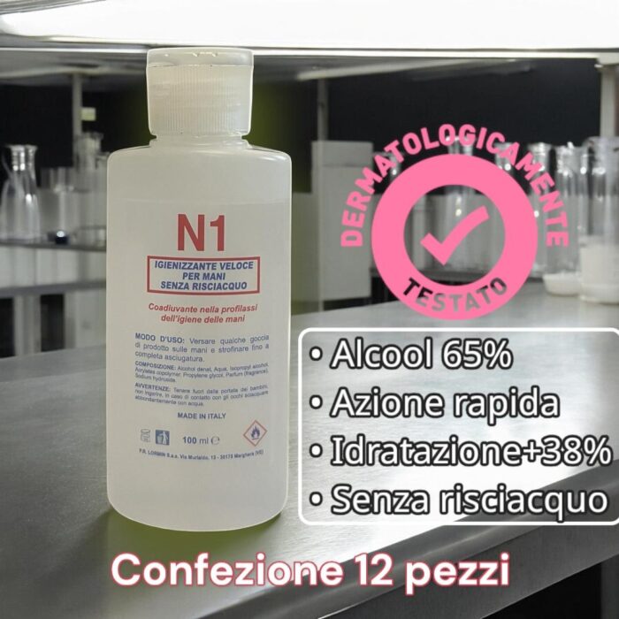 Gel Igienizzante mani N1 - immagine 1
