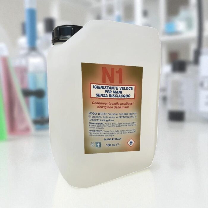 Gel igienizzante Mani N1 Tanica 5 litri - immagine 1