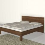 Letto Legno Naturale Mod. SERENA